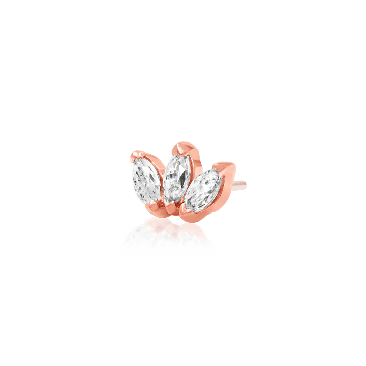 Junipurr Jewelry Triple Marquise Fan - CZ - Image 3