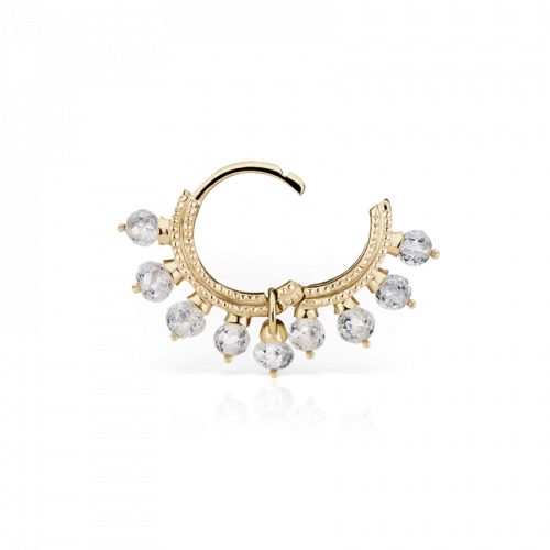 Maria Tash 6.5mm Diamond Coronet Ring - Image 3